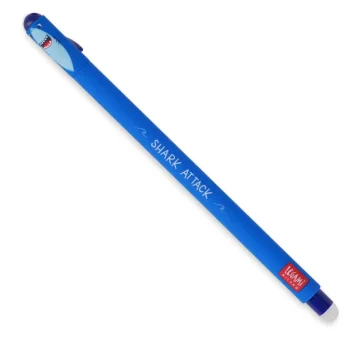 ERASABLE PEN - SHARK - BLUE --STATIONERY- TD Toys