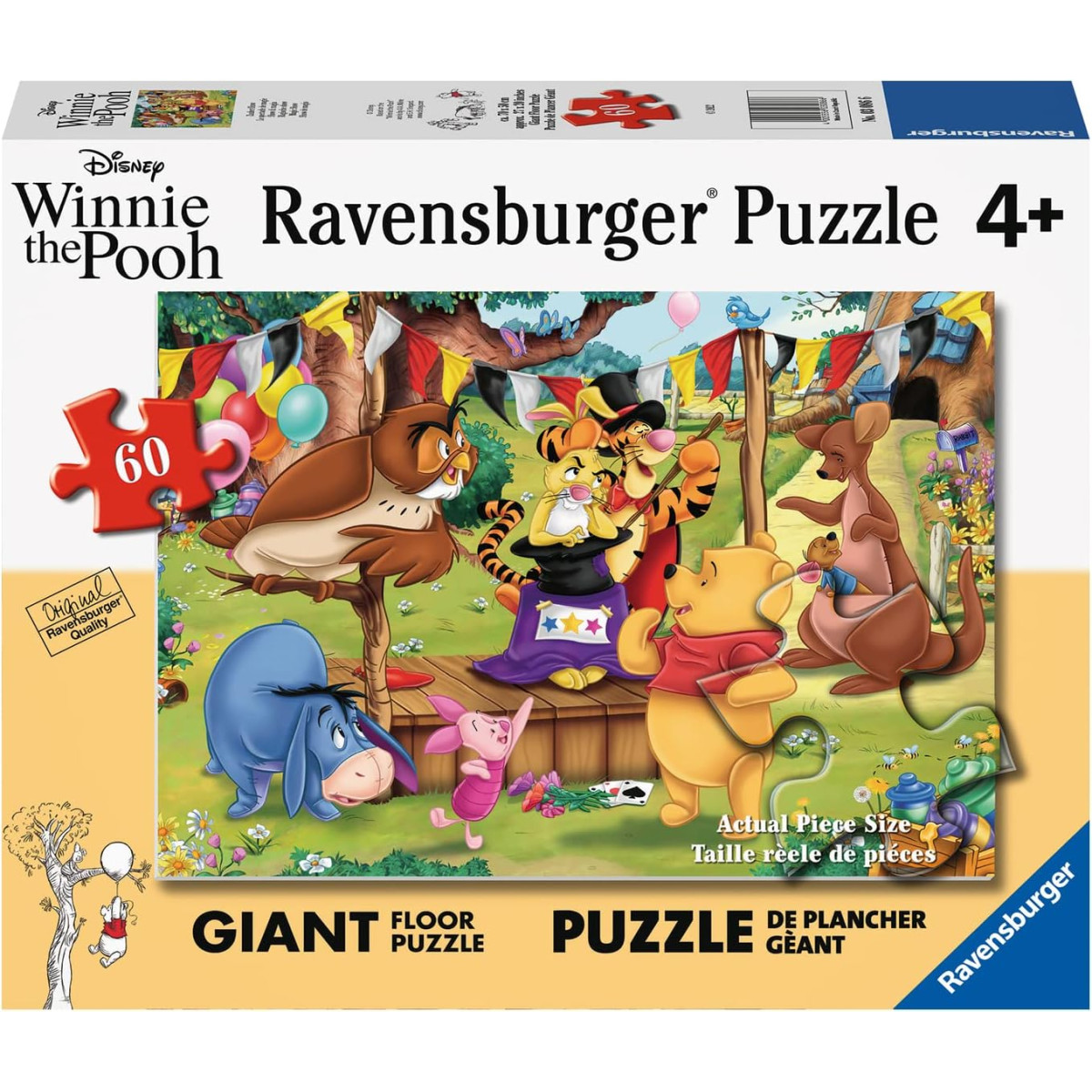 Winnie the Pooh Giant Floor 60p - Ravensburger - PUZZLE - td-toys.it