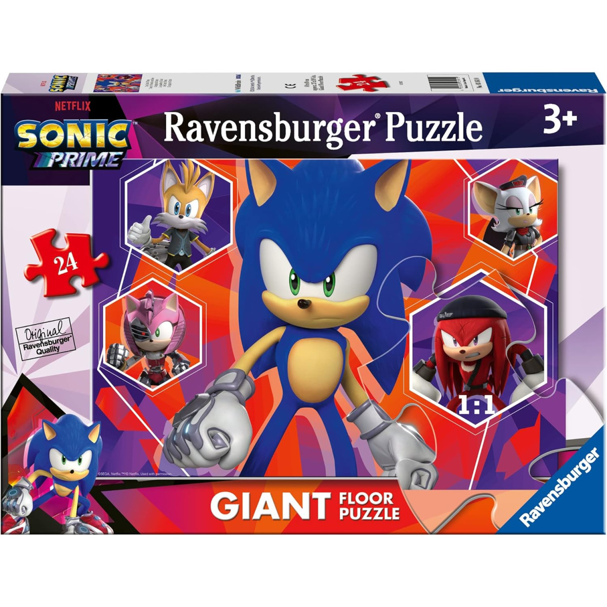 SoniC Prime Giant floor 24p - Ravensburger - PUZZLE - td-toys.it