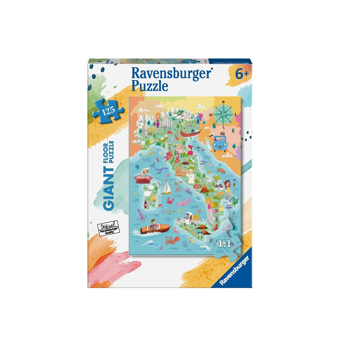 Mappa Italia 125p-PUZZLE