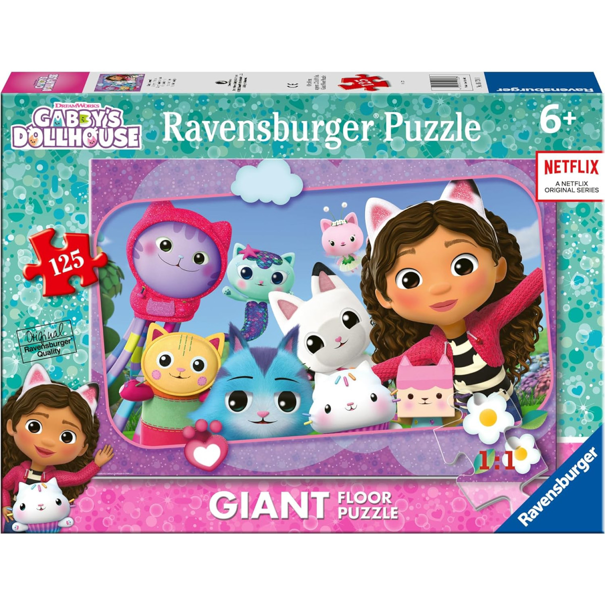 Gabby's dollhouse Giant 125p-PUZZLE