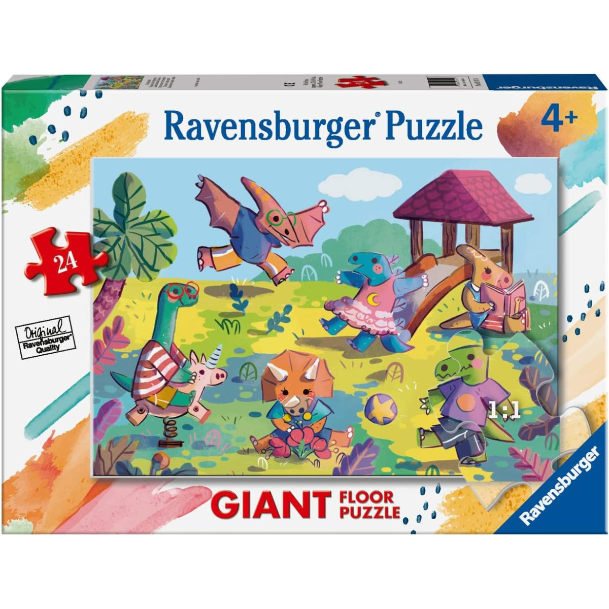 Dinosaurs Giant floor 24p - Ravensburger - PUZZLE - td-toys.it