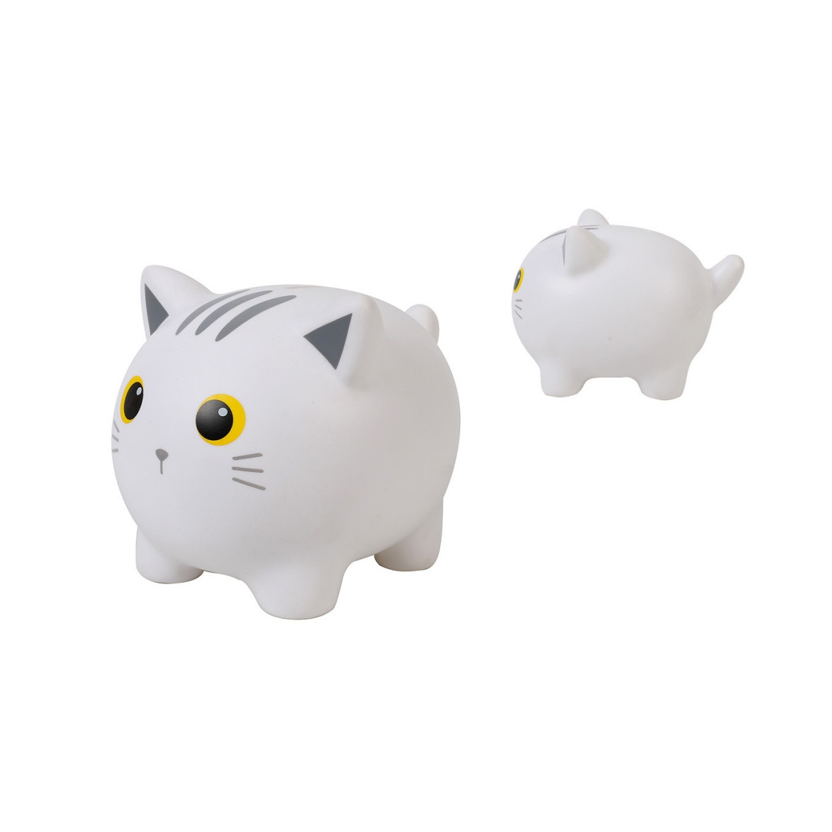 SALVADANAIO WHITE CAT - I-TOTAL - Piggy banks - td-toys.it