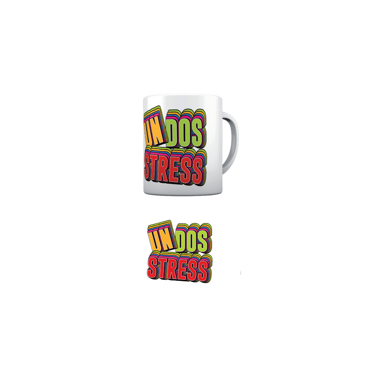 TAZZA UN DOS STRESS - Marpimar - CUPS - td-toys.it