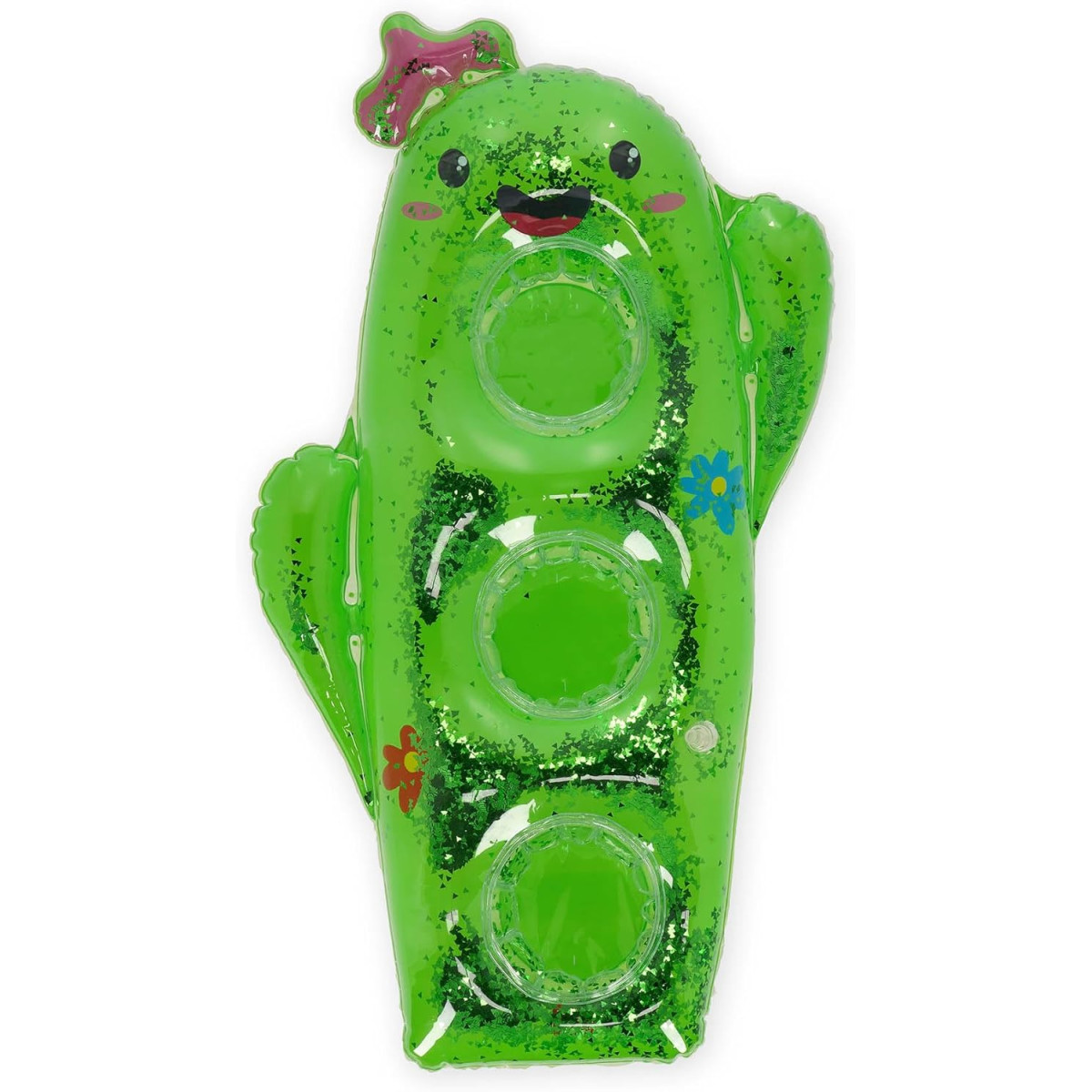 PORTA BIBITE GALLEGGIANTE - INFLATABLE DRINK HOLDER - CACTUS-LEGAMI MILANO