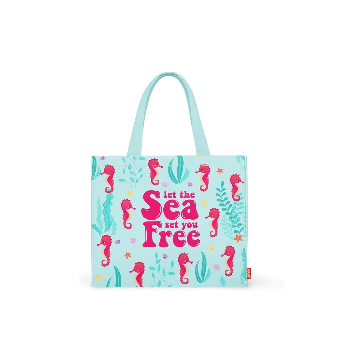 BORSA MARE - BEACH BAG - SEAHORSE - LEGAMI MILANO - LEGAMI MILANO - td-toys.it