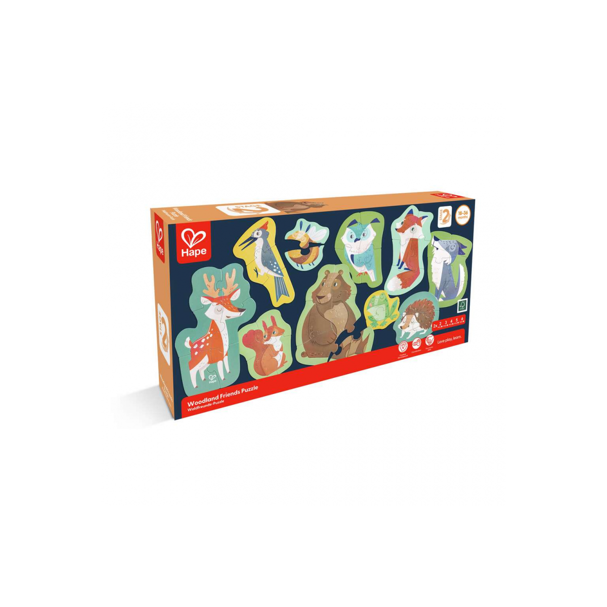 Puzzle amici del bosco - TOYNAMICS - PUZZLE - td-toys.it