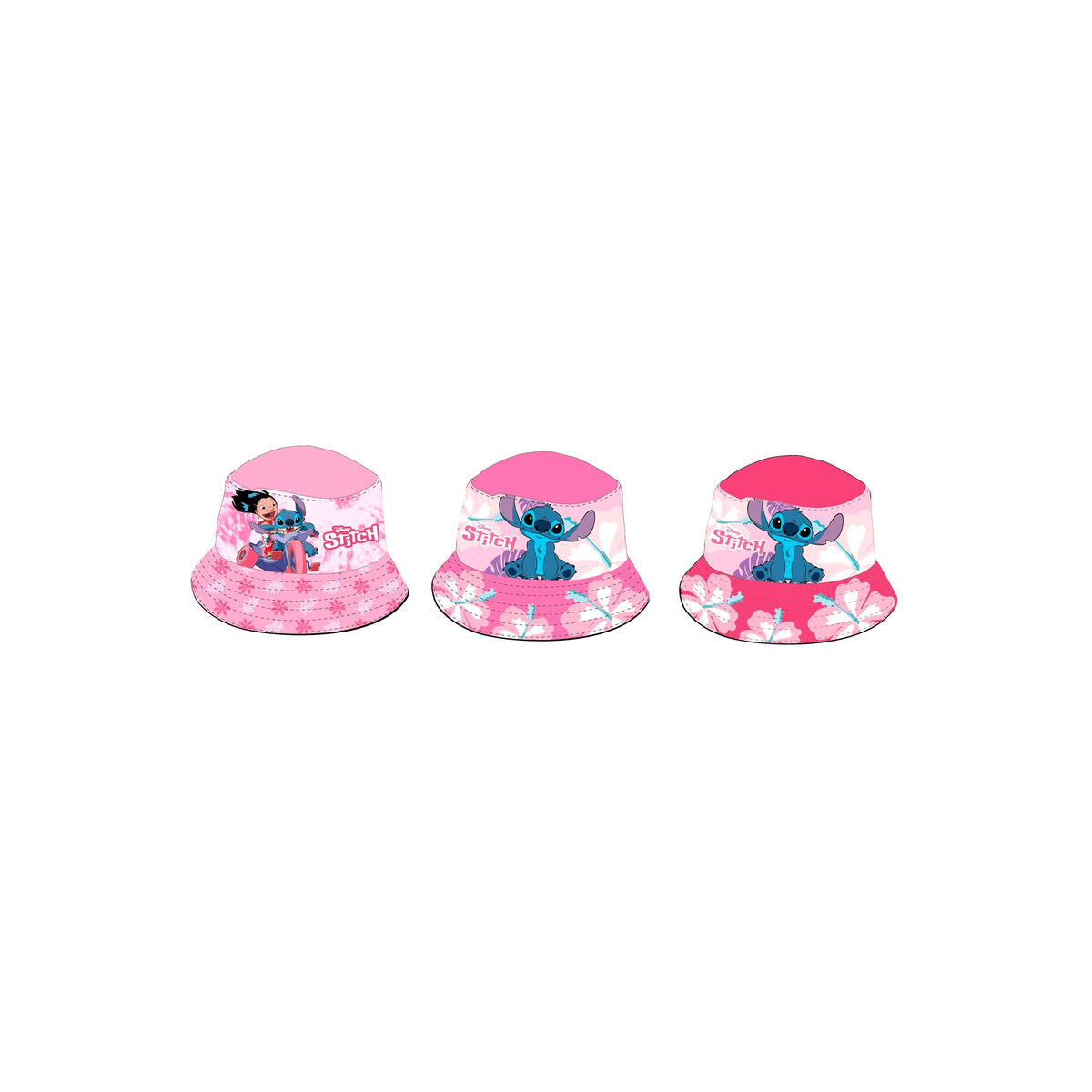 STITCH GIRL CAPPELLINO PESCATORE - DIFUZED - HAIR - td-toys.it