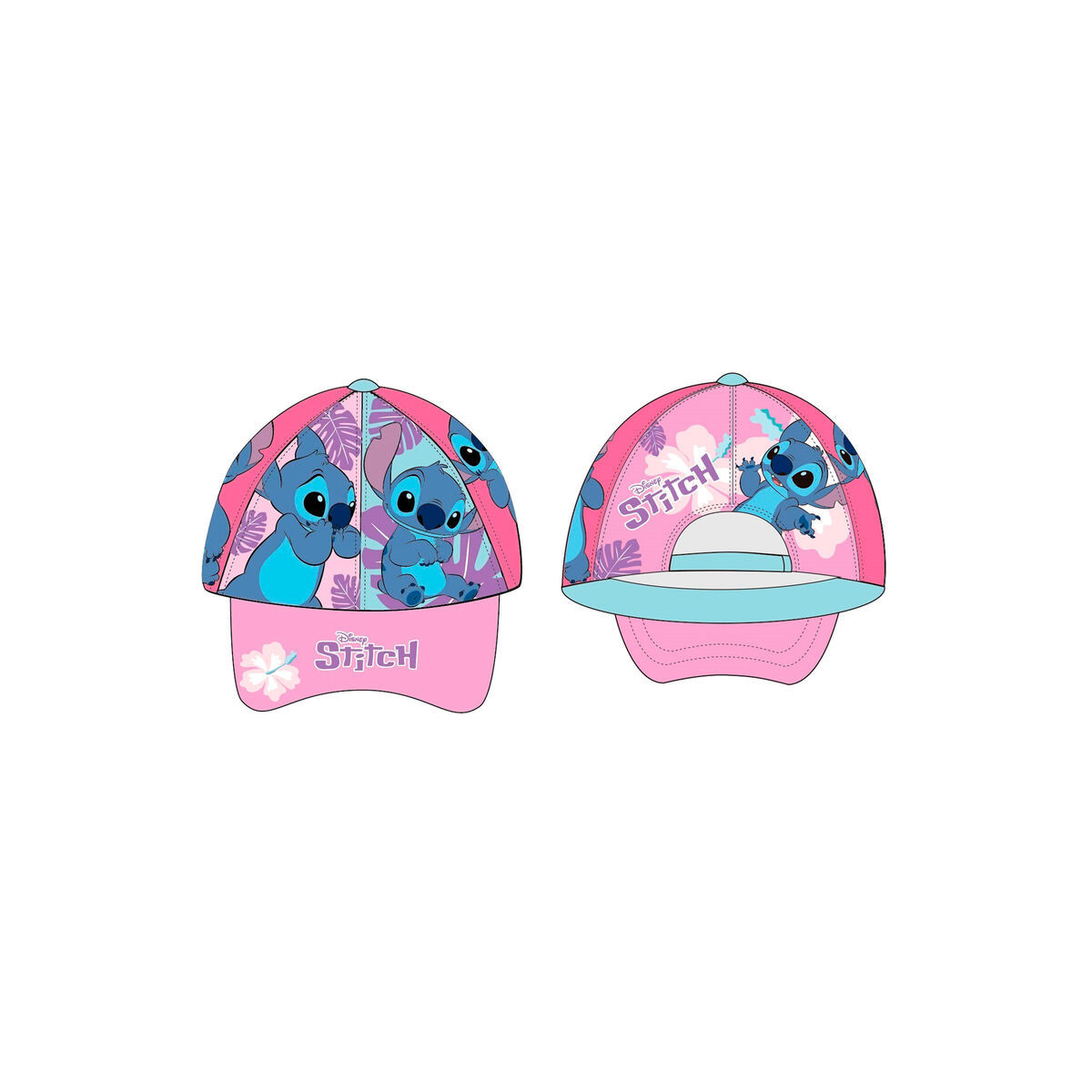 STITCH GIRL CAPPELLINO C/VISIERA-HAIR