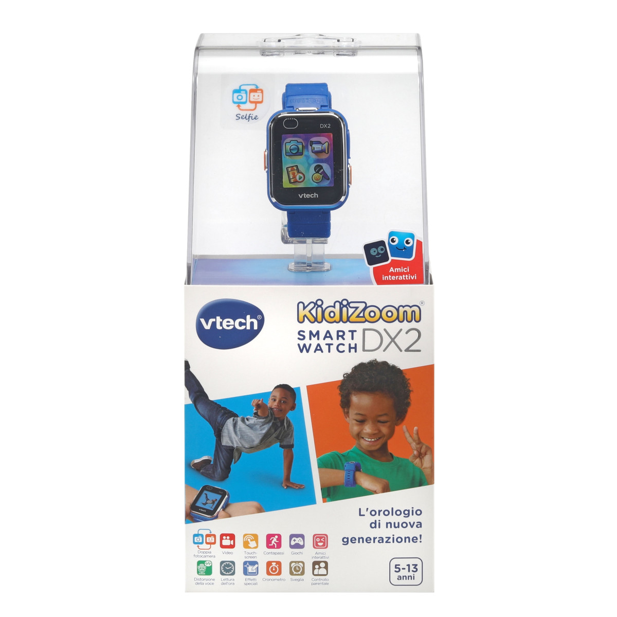 KIDIZOOM ® SMARTWATCH DX2 BLU - VTECH - BAMBINO - td-toys.it