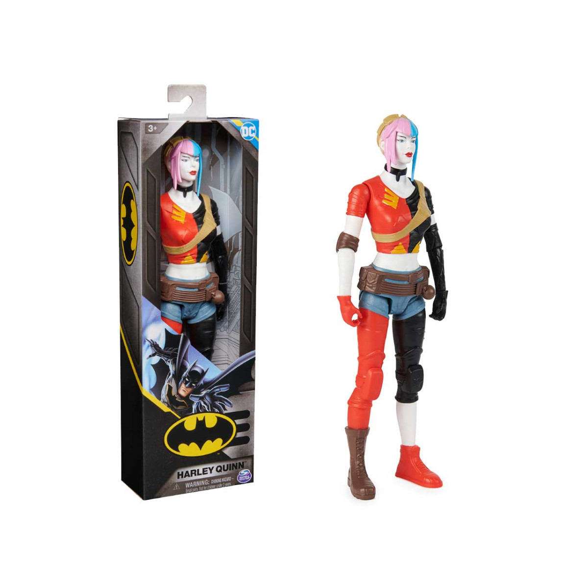 SPINMASTER DC BATMAN PERSONAGGIO HARLEY QUINN CM 30 NEW - SPINMASTER - ACTION FIGURES - td-toys.it