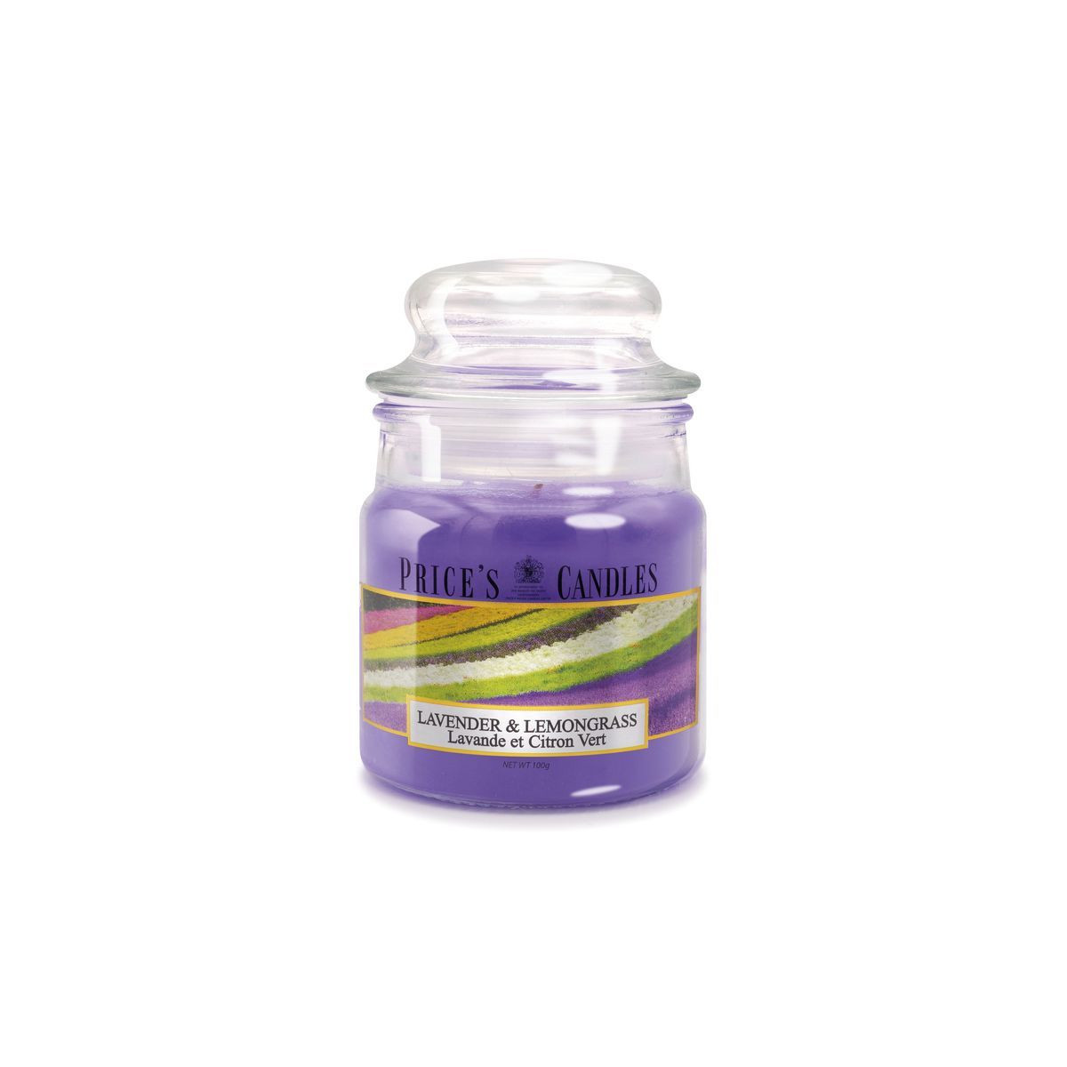 GIARA PICCOLA LAVENDER & LEMONGRASS - Seven - Price's Candles - td-toys.it