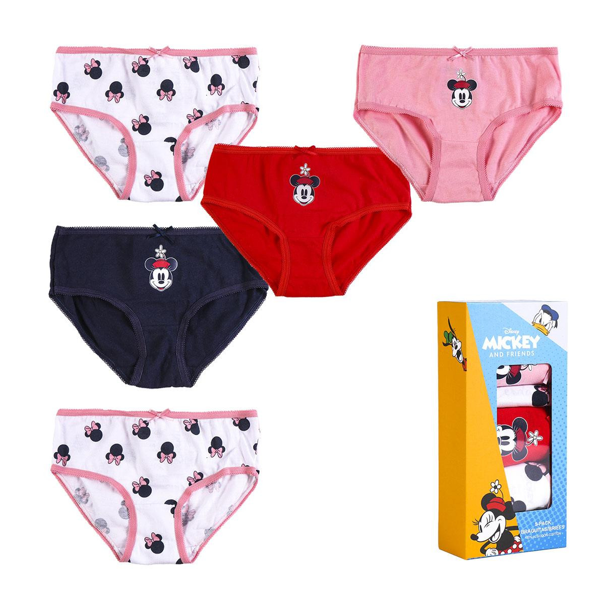 SET SLIP SINGLE JERSEY 5 PIÈCES MINNIE | MUTANDE | Td-toys.it