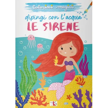 Colorini Magici - Dipingo con l'acqua le sirene-BOOKS- TD Toys