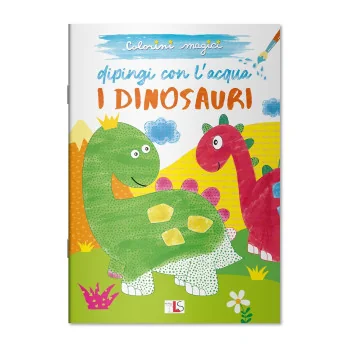 Colorini Magici - Dipingo con l'acqua i Dinosauri-BOOKS
