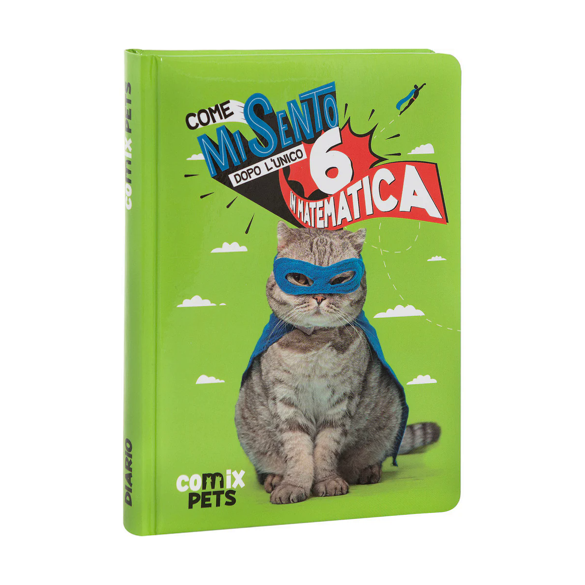 DIARIO 12MM STD GATTO COMIX PETS-SCHOOL