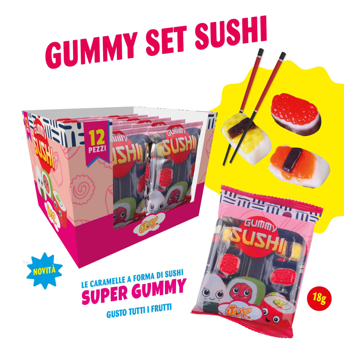 SUSHI GUMMY 18 gr. - - SWEETS - td-toys.it