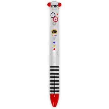 PENNA A SFERA A DUE COLORI - CLICK&CLACK - ROBOT-STATIONERY- TD Toys