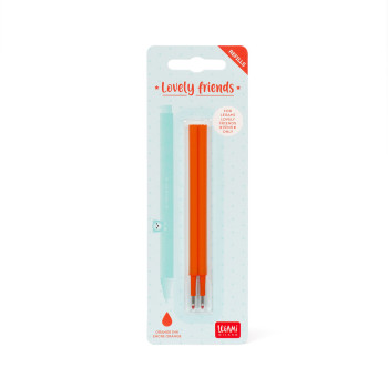 2 REFILL PENNA GEL L. FRIENDS - LOVELY FRIENDS REFILL SET - ORANGE-STATIONERY- TD Toys