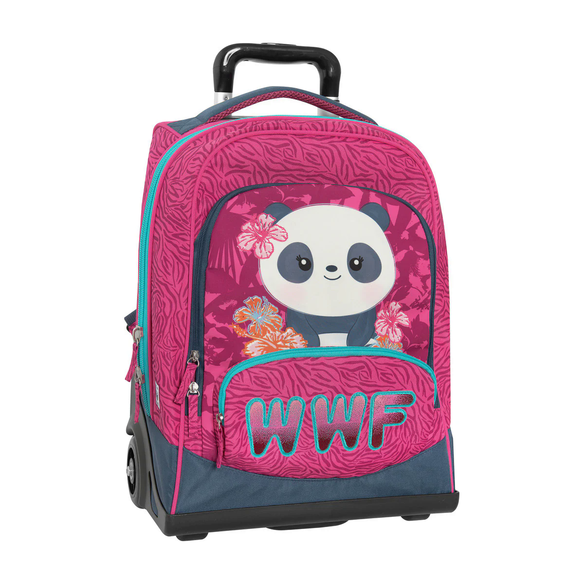 ZAINO ORG.TROLLEY STACC.WWF ILLUSTRATO PANDA | SCOLASTICO | Td-toys.it