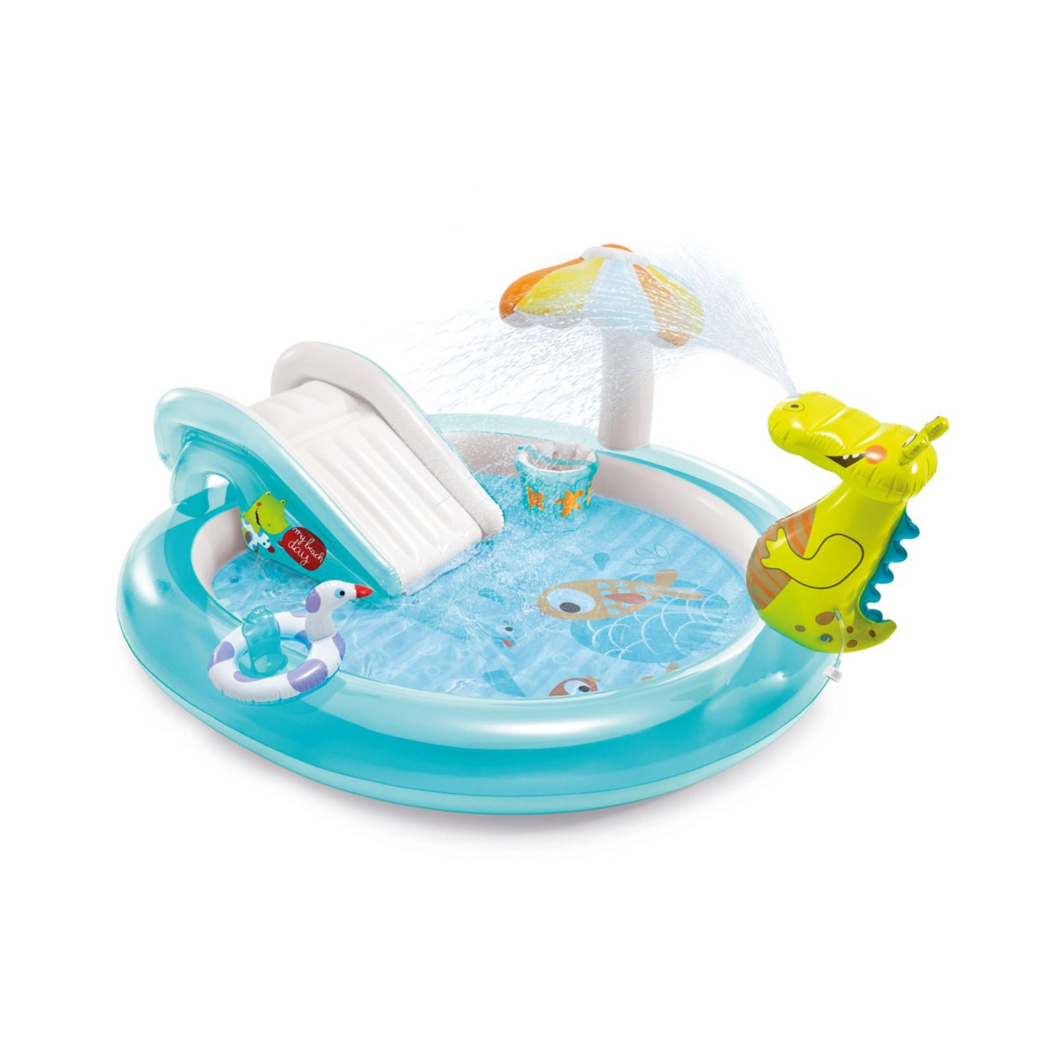 PLAY CENTER ALLIGATORE CON SPRUZZO CM 201X170X84 | INTEX | Td-toys.it