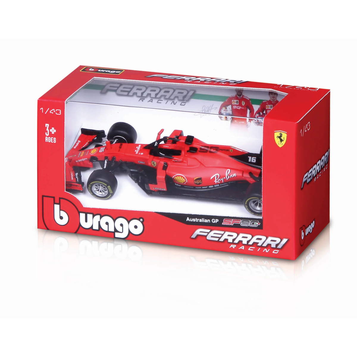 F1 BURAGO FERRARI SF-23 -16 (LECLERC)-MODELLISMO