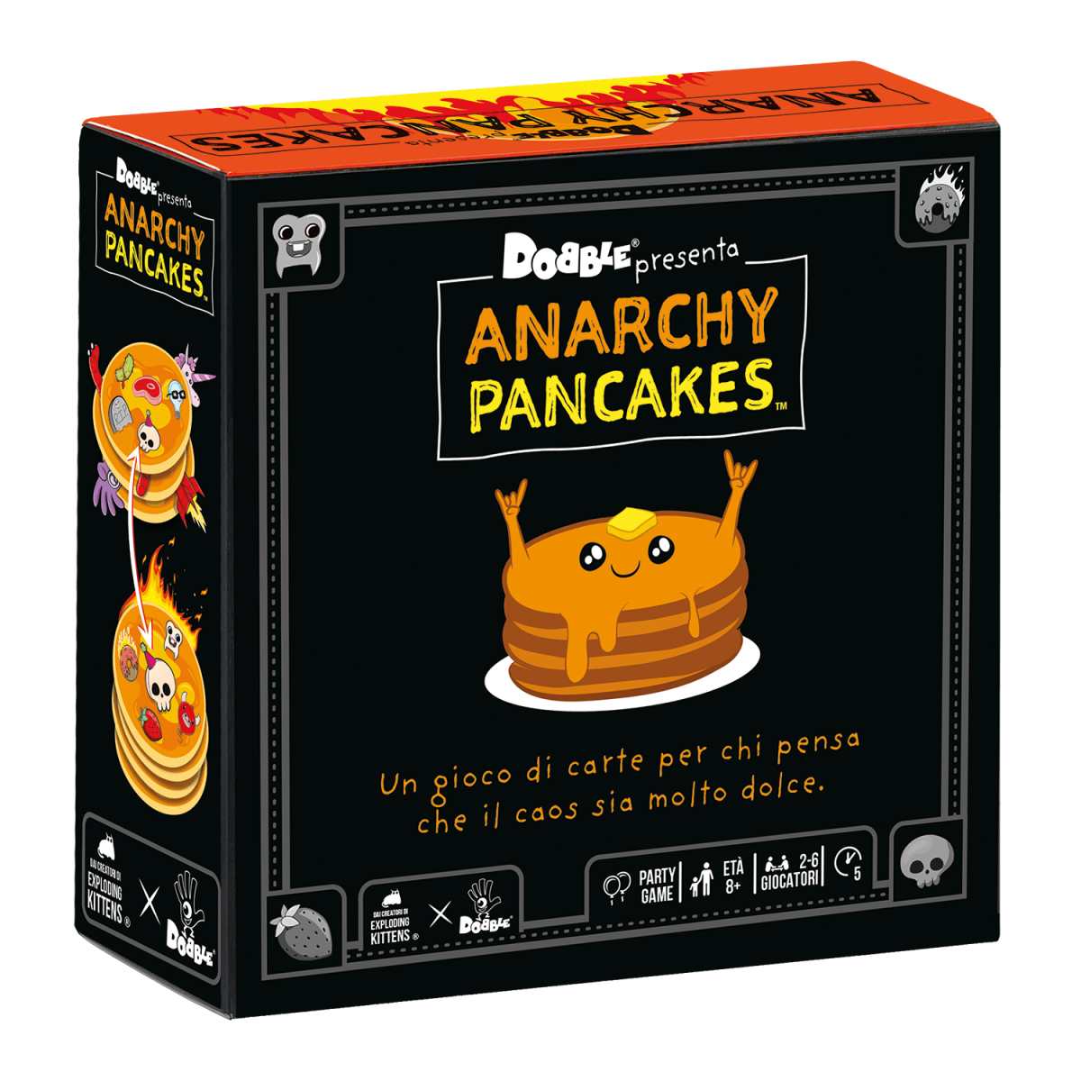 DOBBLE - ANARCHY PANCAKES - ASMODEE - GIOCHI DI SOCIETA' - td-toys.it