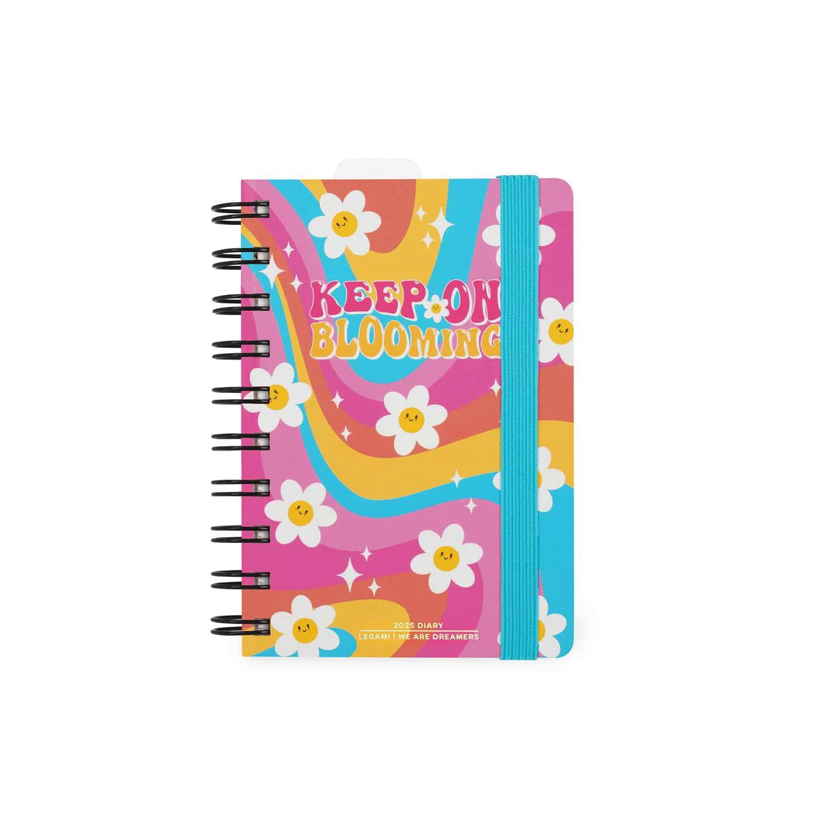 AGENDA 12 MESI - 2025 - SMALL DAILY SPIRAL BOUND DIARY - DAISY-LEGAMI MILANO