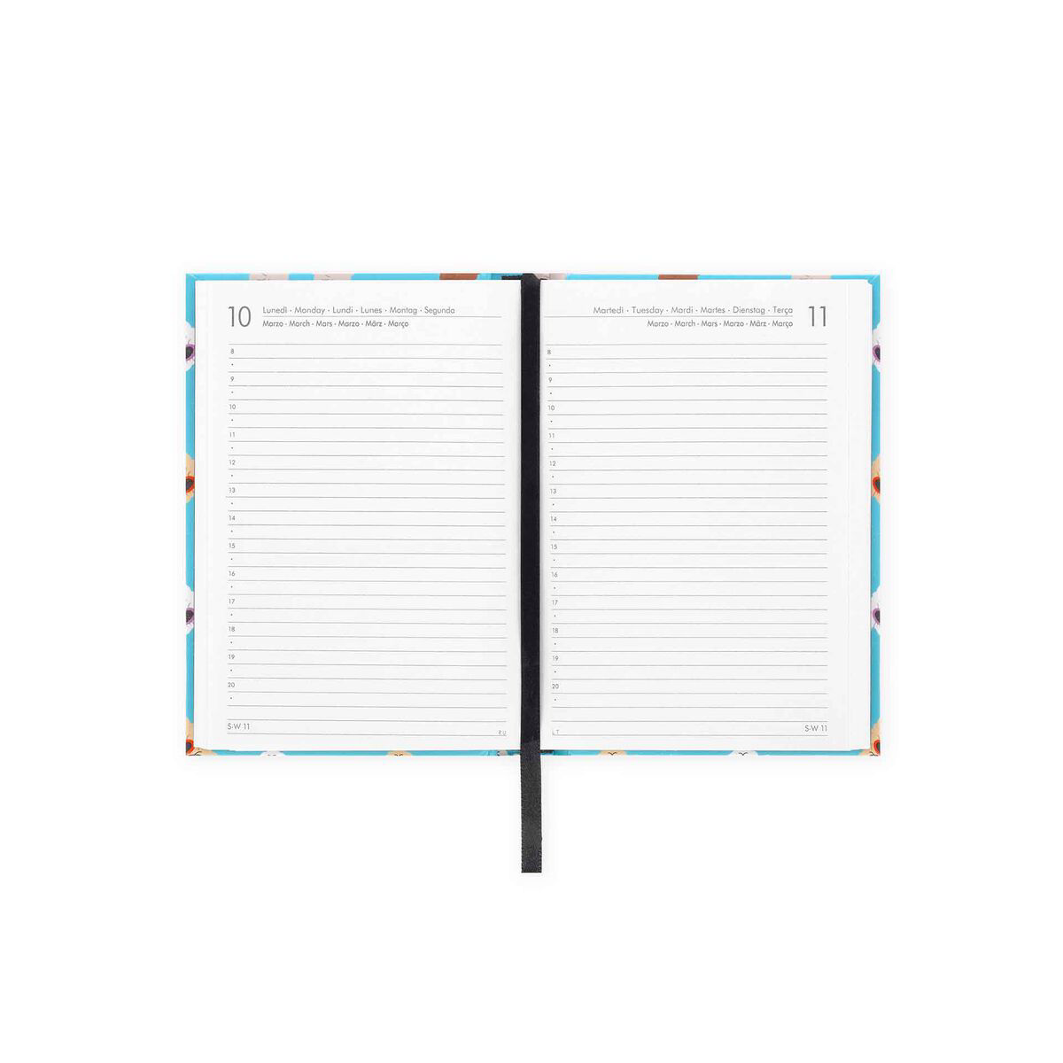 AGENDA 12 MESI - 2025 - SMALL DAILY DIARY - SKY BLUE DOGS | LEGAMI ...