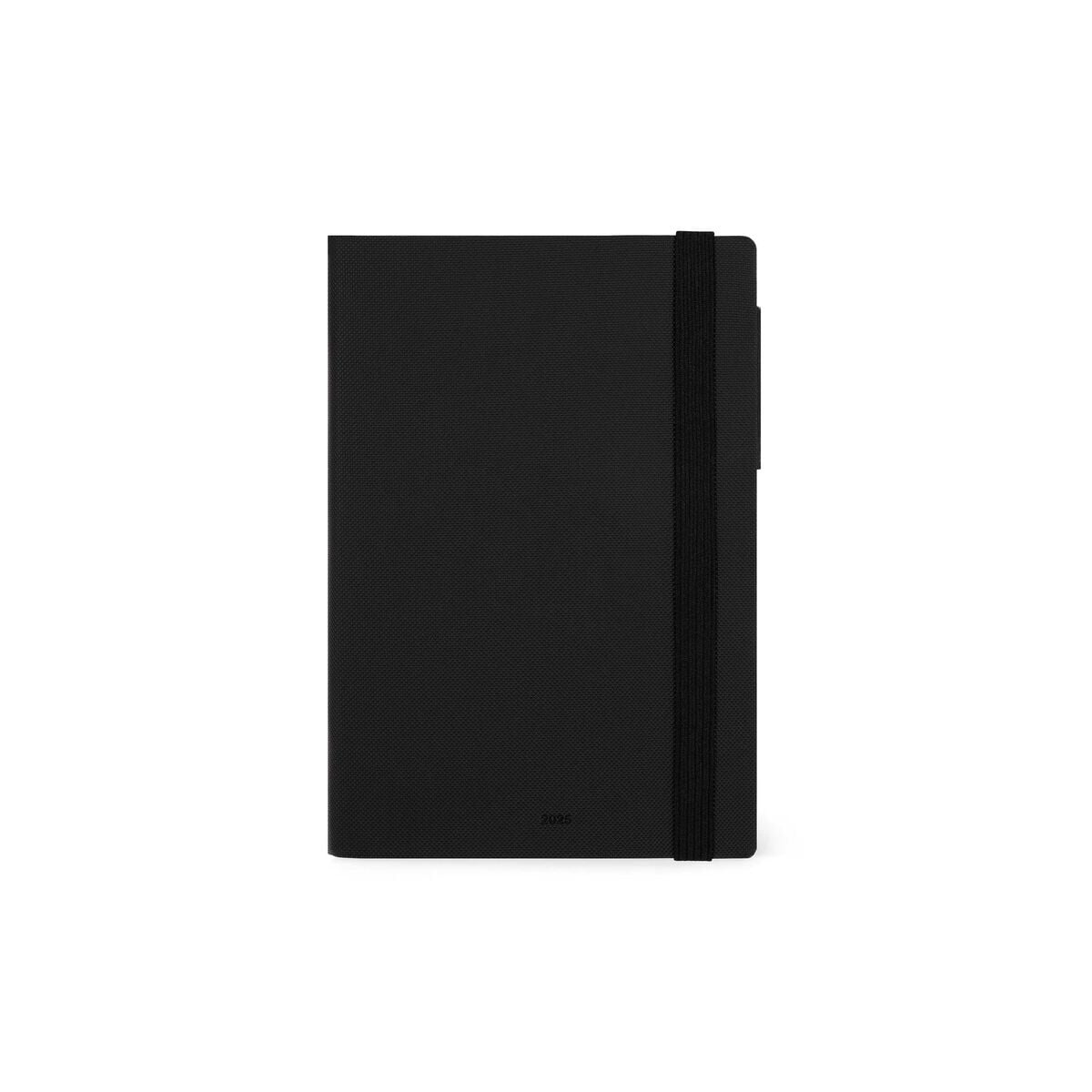 AGENDA 12 MESI - 2025 - MEDIUM DAILY DIARY - BLACK DIAMOND | LEGAMI...