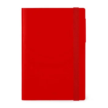AGENDA 12 MESI - 2025 - LARGE DAILY DIARY - RADIANT RED-CARTA- TD Toys