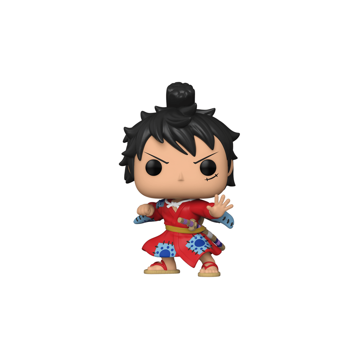 ONE PIECE - POP FUNKO VINYL FIGURE 921LUFFY IN KIMONO (MT) 9CM COMICON 22 EXCLUSIVE - FUNKO POP! - FUNKO POP! - td-toys.it