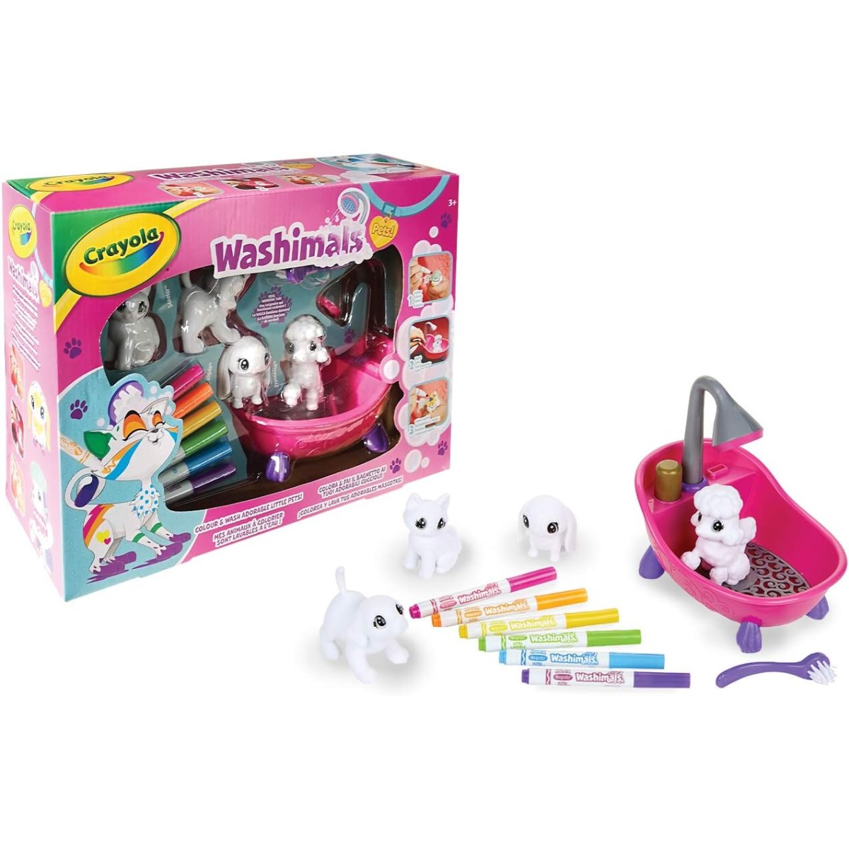 Washimals - set pets (refresh) CRAYOLA