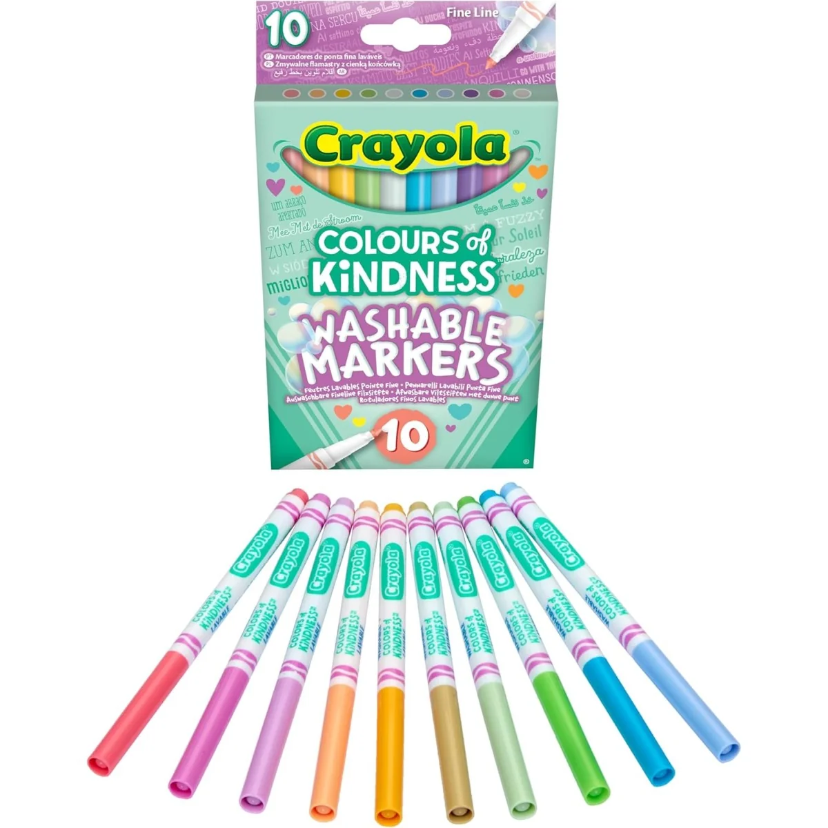 TD Toys|10 PENNARELLI PUNTA FINE COLOR OF KINDNESS071662078270