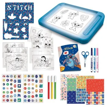 TD Toys|STITCH DRAWING SCHOOL WITH LIGHT TABLE8008324107582