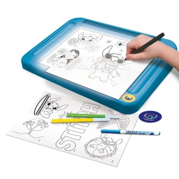 TD Toys|STITCH DRAWING SCHOOL WITH LIGHT TABLE8008324107582