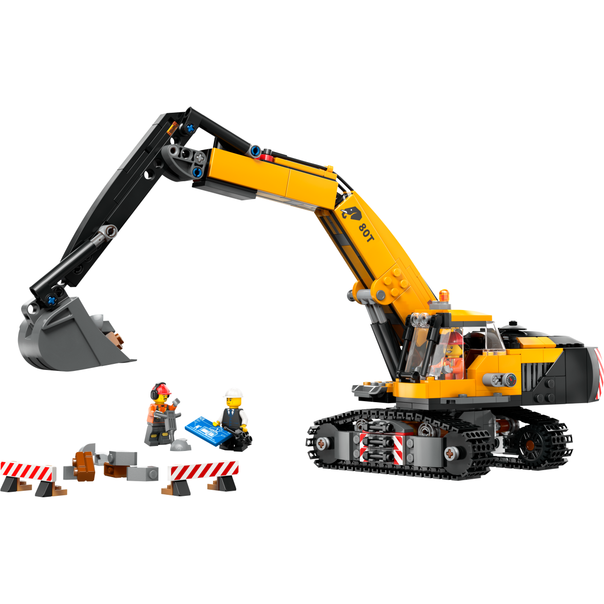 ESCAVATORE DA CANTIERE GIALLO-LEGO