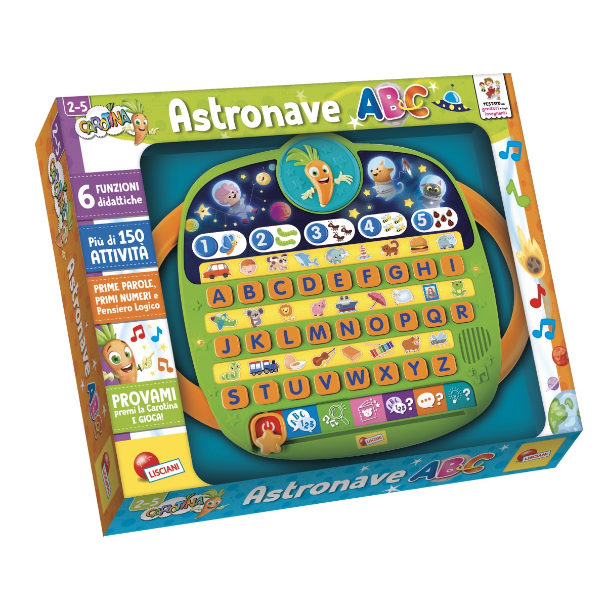 CAROTINA ASTRONAVE ABC LISCIANI GIOCHI