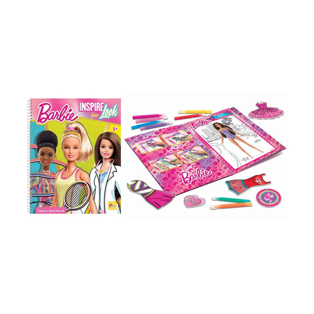 BARBIE SKETCHBOOK INSPIRE YOUR LOOK LISCIANI GIOCHI