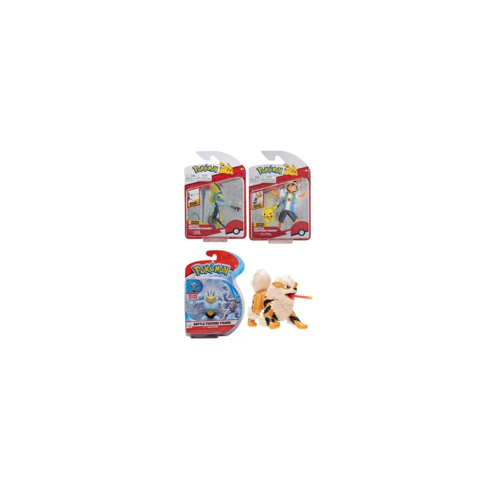 POKEMON - PK030200 PERSONAGGIO CONFUNZIONE PACK 2 (ASSORTMENT 4PZ) 12CM-ACTION FIGURE