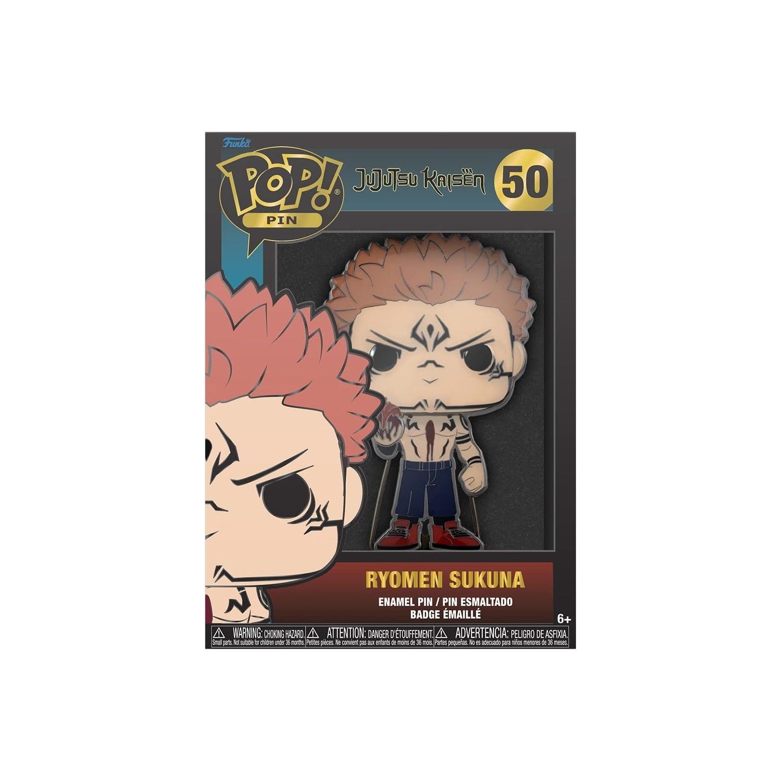 JUJUTSU KAISEN - POP LARGE PIN ENAMEL 50 SUKUNA