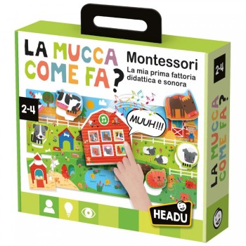 La Mucca Come fa Montessori-GIOCATTOLI EDUCATIVI