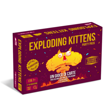 Exploding Kittens Party Pack (new version)-BOARD GAMES'- TD Toys