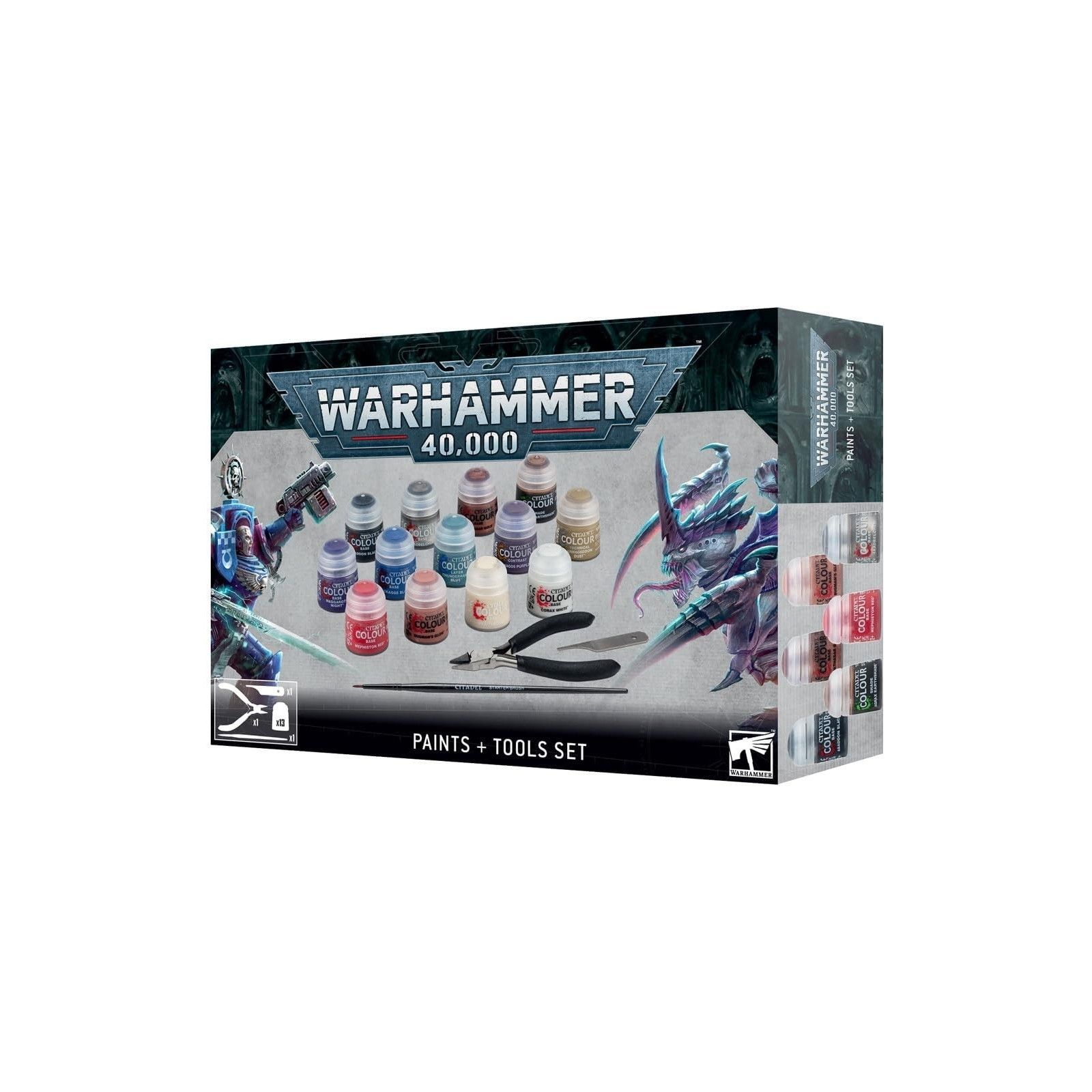 40K PAINTS+TOOLS GER/FRE/ITA/DUT/CZ/SLV