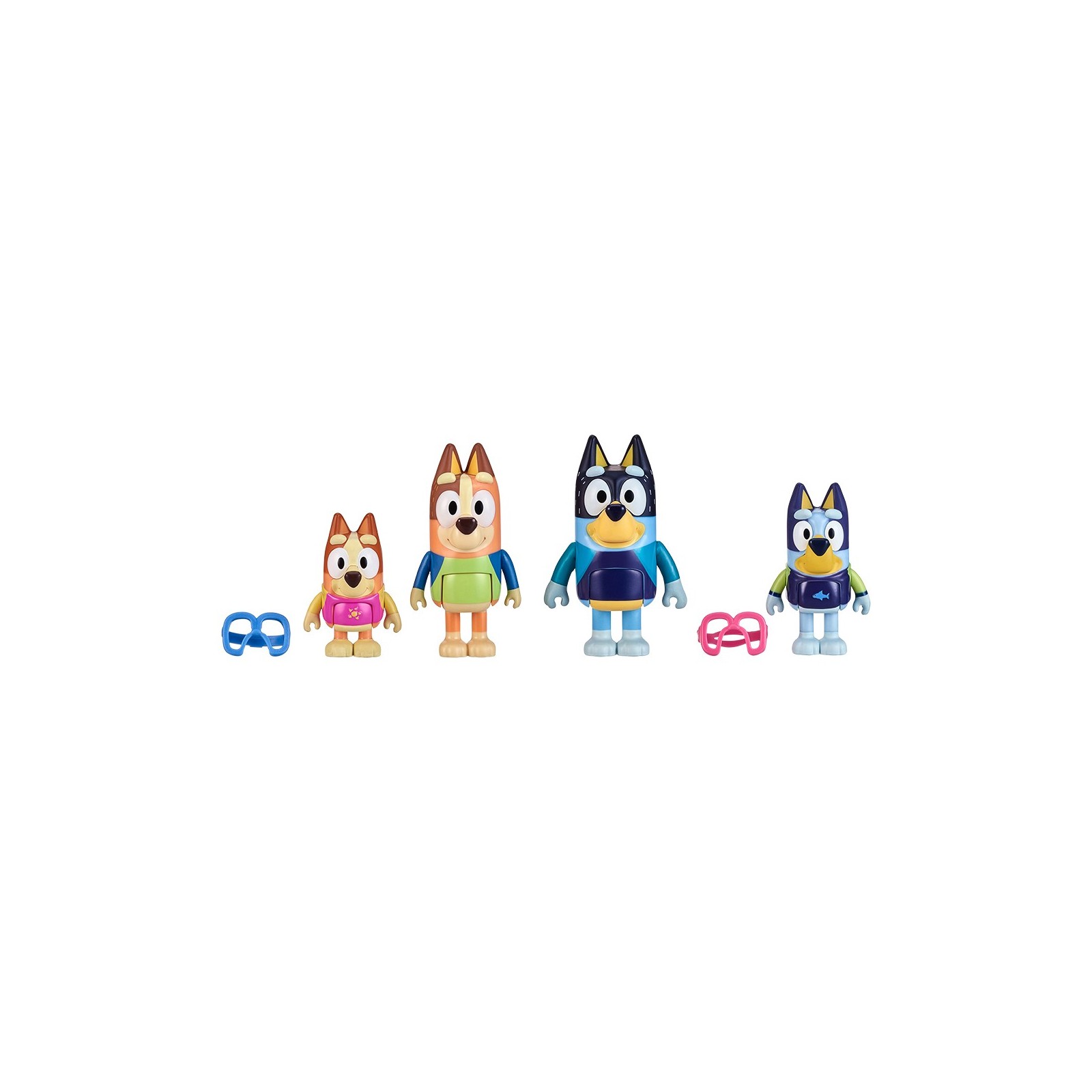 BLUEY BEACH SET 4 PERSONAGGI-CHILD