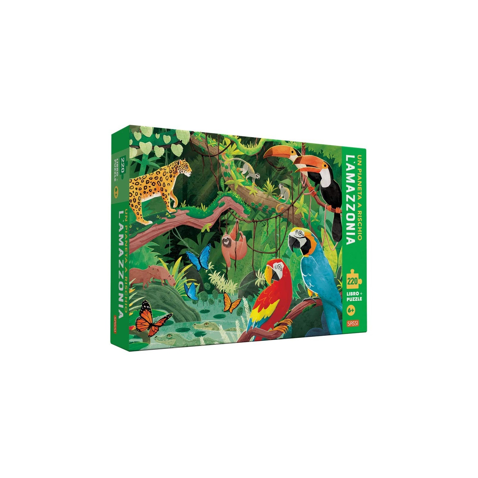 220 PIECE PUZZLE - UN PIANETA A RISCHIO - L'AMAZZONIA