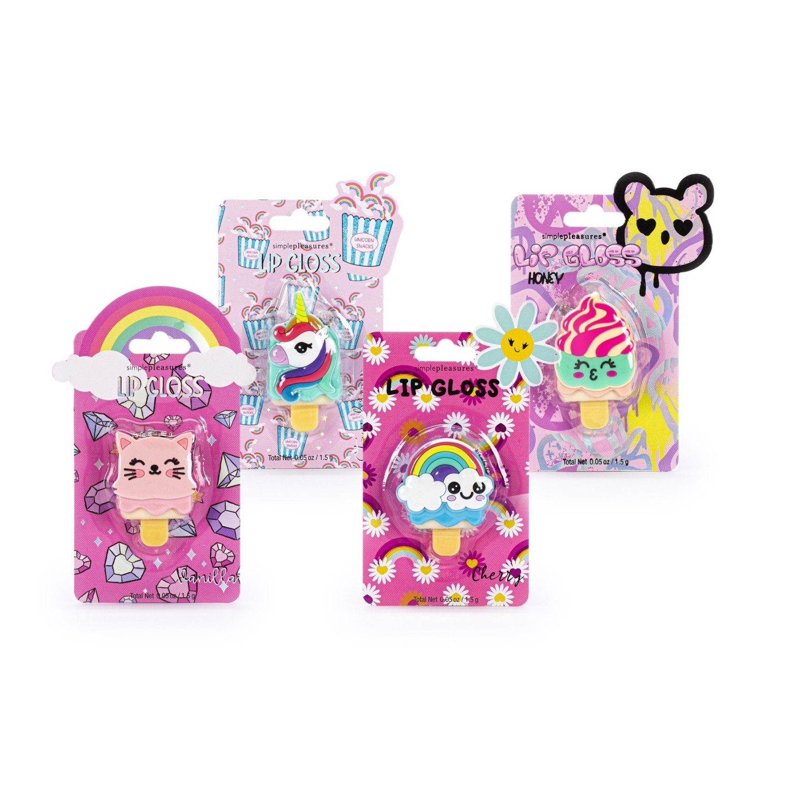 MOLDED LIP GLOSS UNICORN TRI-COASTAL BTS KIDS | SCOLASTICO | Td-toy...