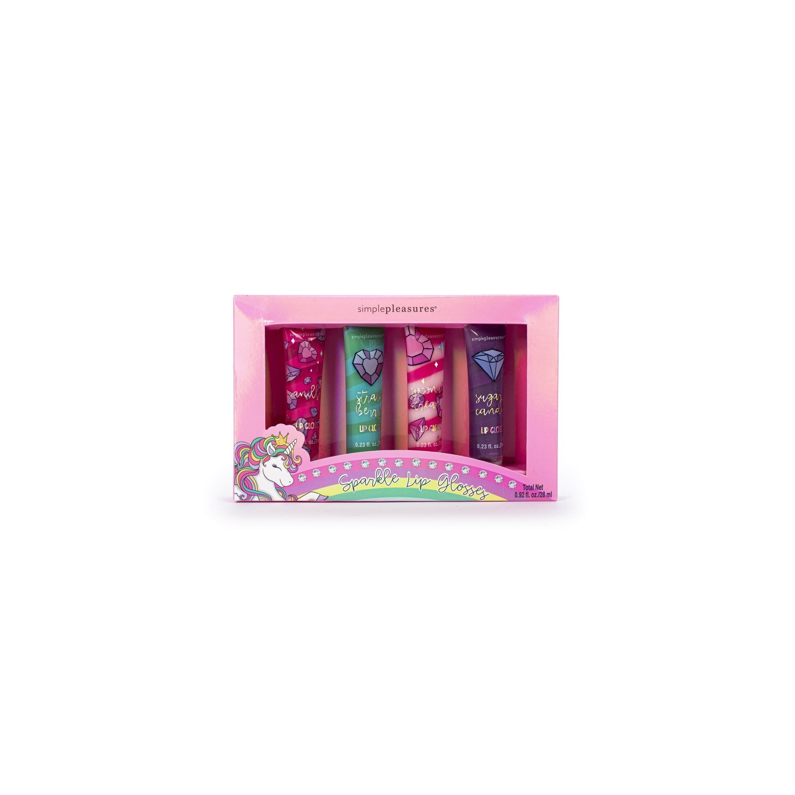 LIP GLOSS SET UNICORN TRI-COASTAL BTS KIDS | SCHOOL | Td-toys.it