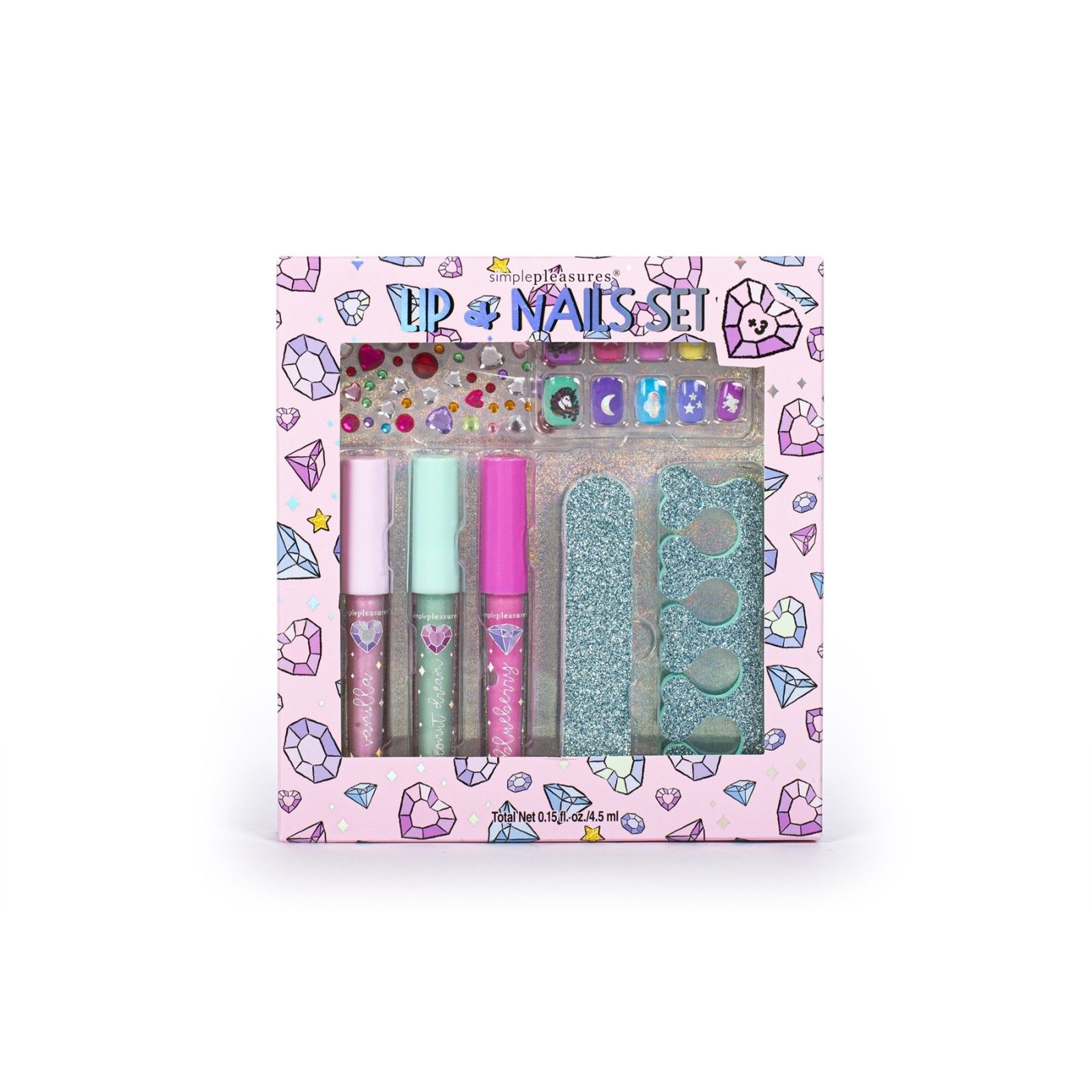 LIP GLOSS AND NAIL SET TRI-COASTAL BTS KIDS SCHOOL