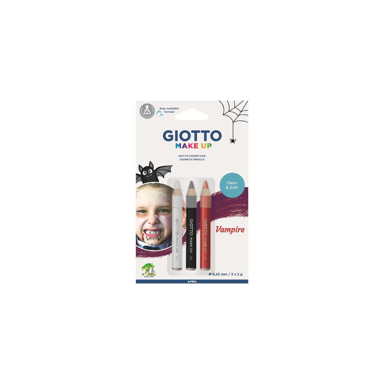 BLISTER 3 MATITE COSMETICHE GIOTTO MAKE UP VAMPIRE FILA